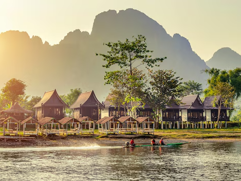 Vientiane – Vang Vieng - Luang Prabang